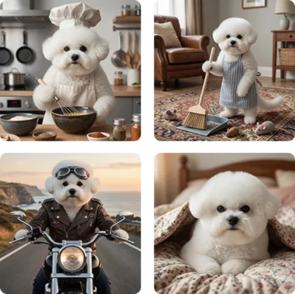 A cute, clean puppy