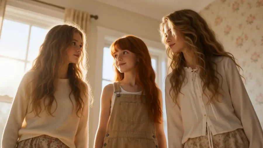 Saltando diretamente de casa, três garotas se tornam performers de anime, subindo ao palco nas profundezas do espaço para cantar e dançar.
